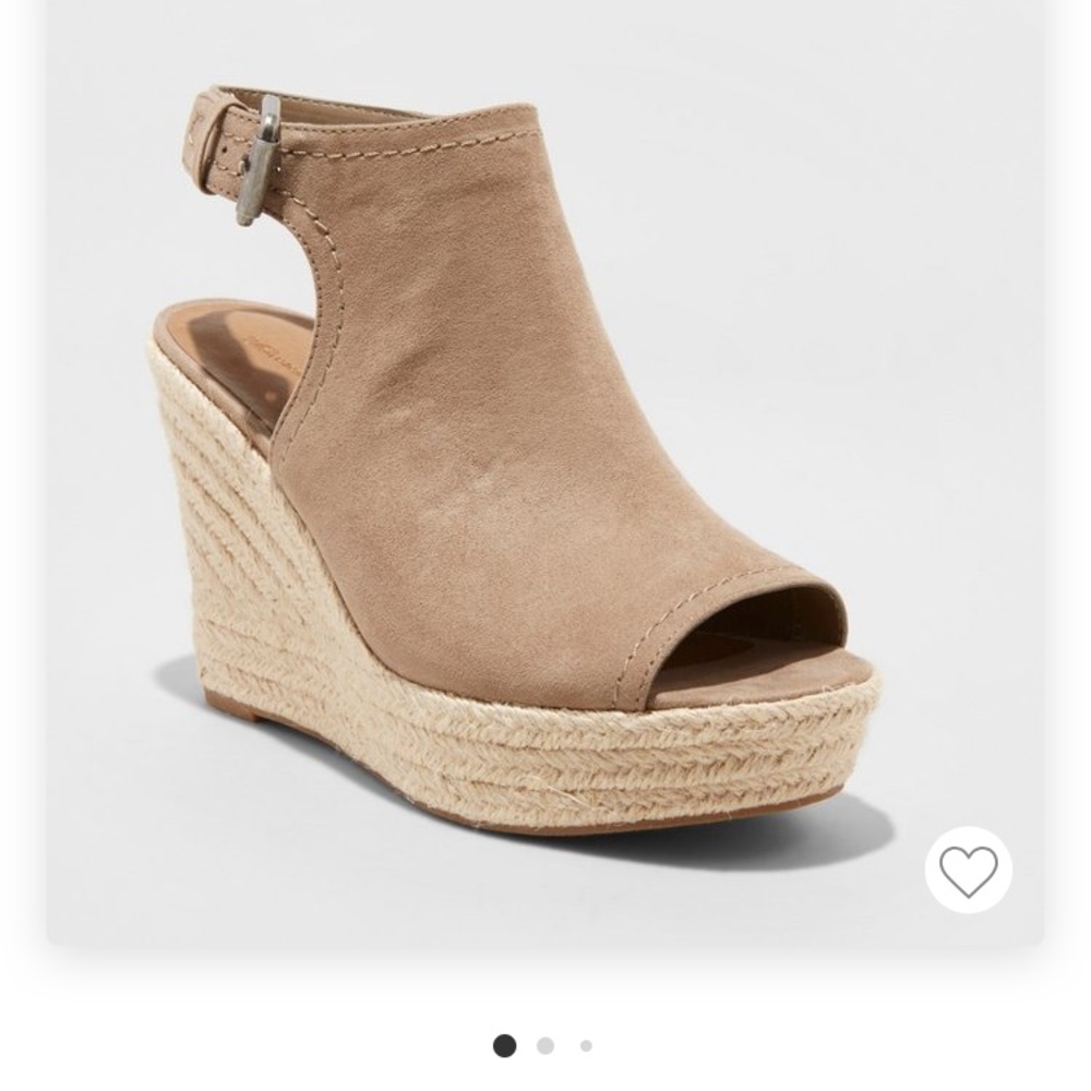 Women’s Cayla Microsuede Shield Espadrille Wedge